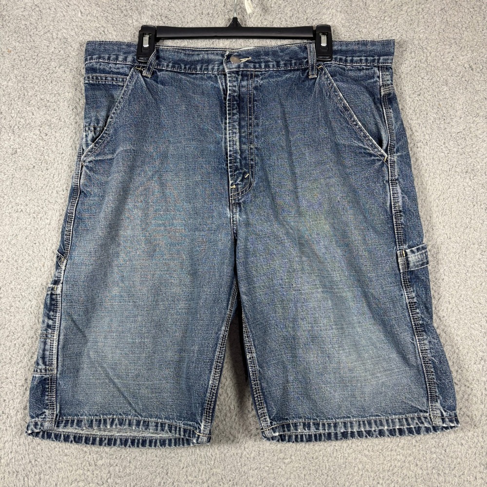 Levi's Shorts Mens 36 (Fits 38) Blue Carpenter Denim Utility Hammer Loop Pockets